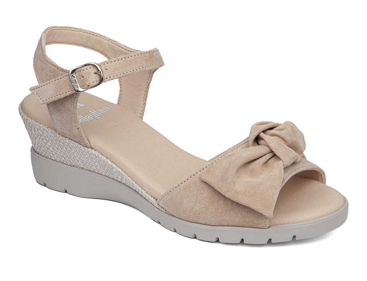 Sandali con Zeppa Callaghan 29115 Esperanza Donna Rosa Beige | RIQ5327UN