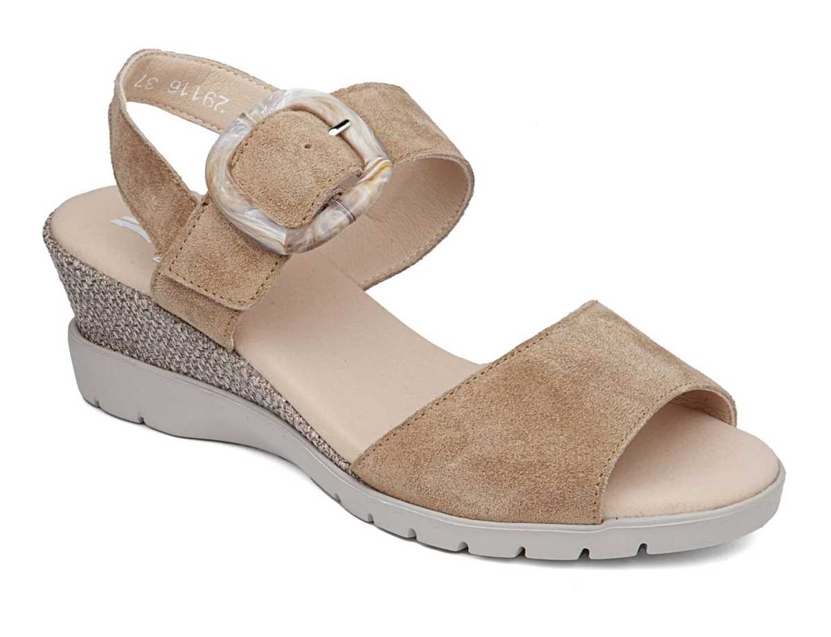 Sandali con Zeppa Callaghan 29116 Esperanza Donna Beige | GIG7095LN