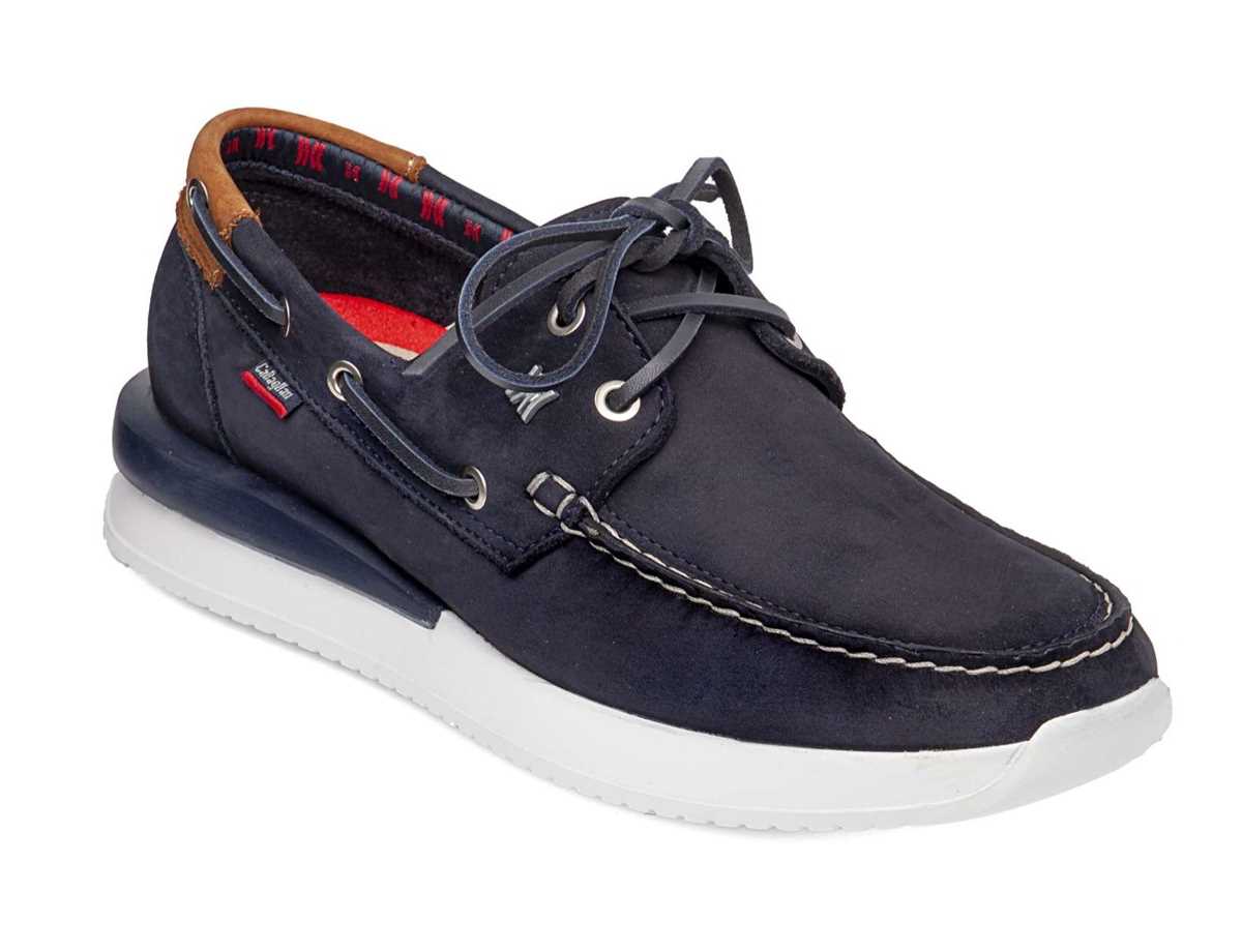 Scarpe Barca Callaghan 52100 Moses Uomo Blu Marroni | GRB2273IK