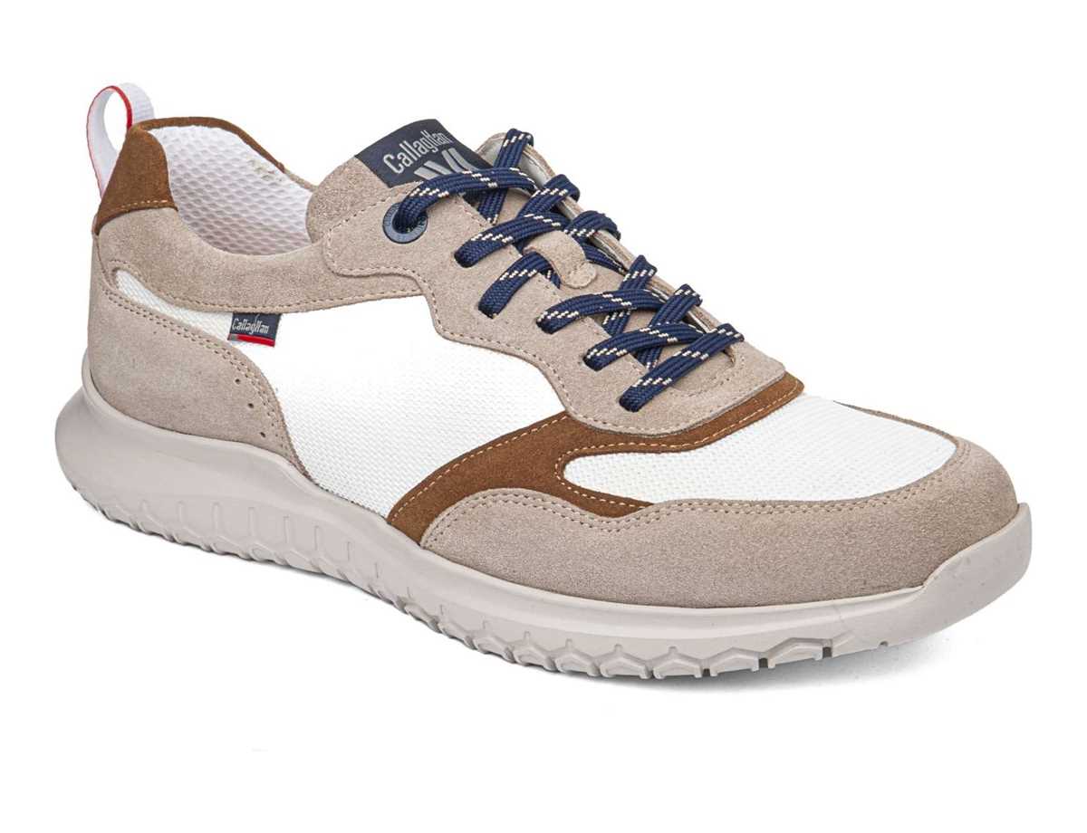 Scarpe Casual Callaghan 53704 Suv Marine Cro Uomo Beige Bianche Marroni | LAB141BQ