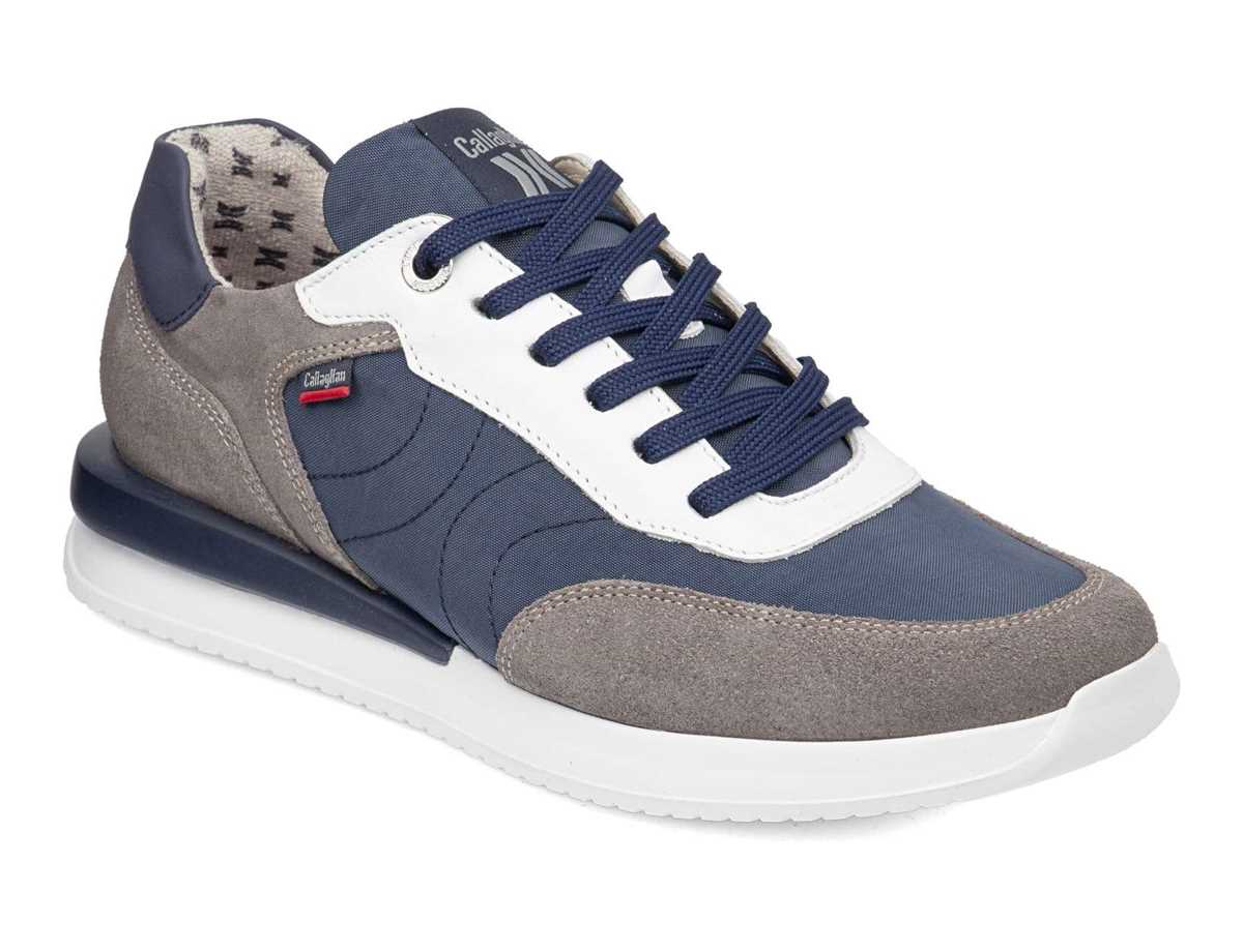 Scarpe Da Ginnastica Callaghan 51100 Moses Uomo Grigie Blu | TKV1057FP