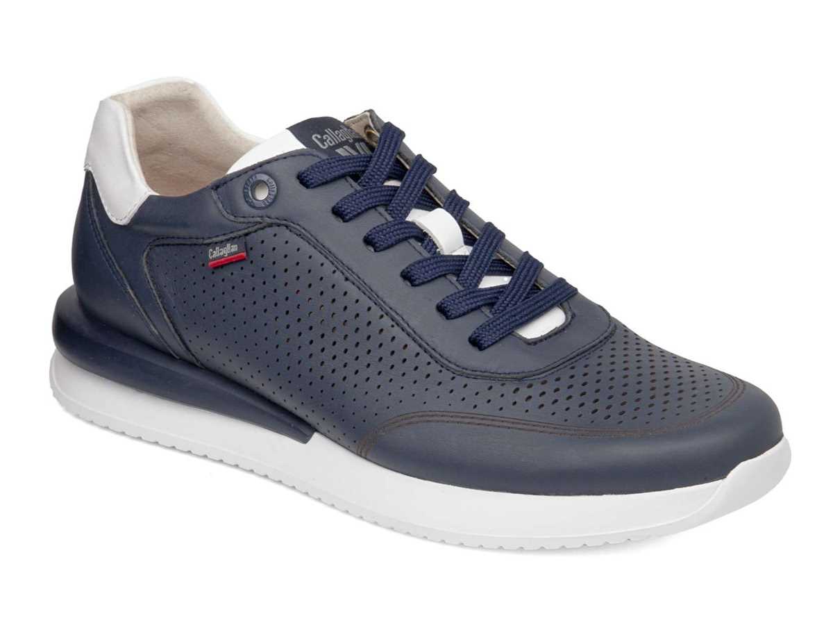 Scarpe Da Ginnastica Callaghan 51106 Moses Uomo Blu Bianche | CZE2435VY