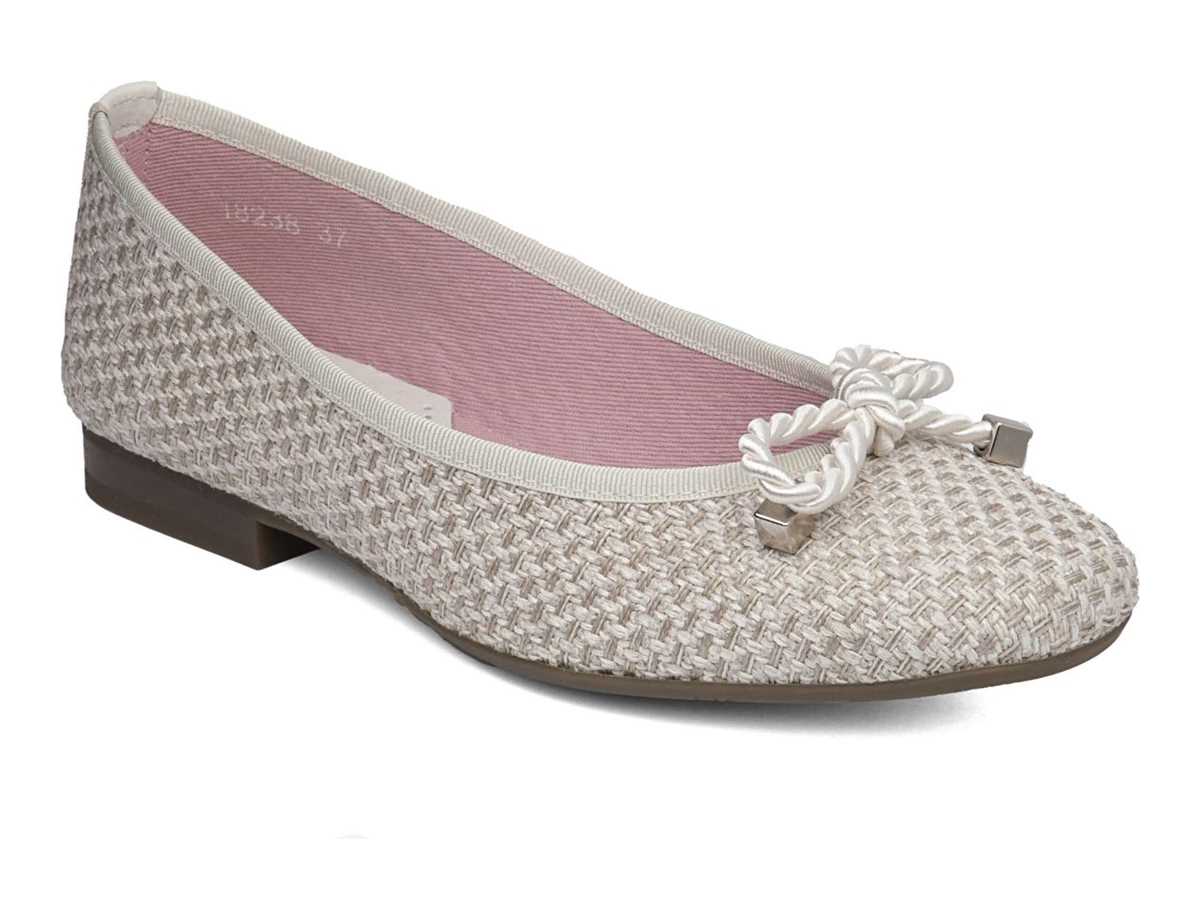 Ballerine Callaghan 18238 Mila Donna Beige Bianche | WPG5825TX