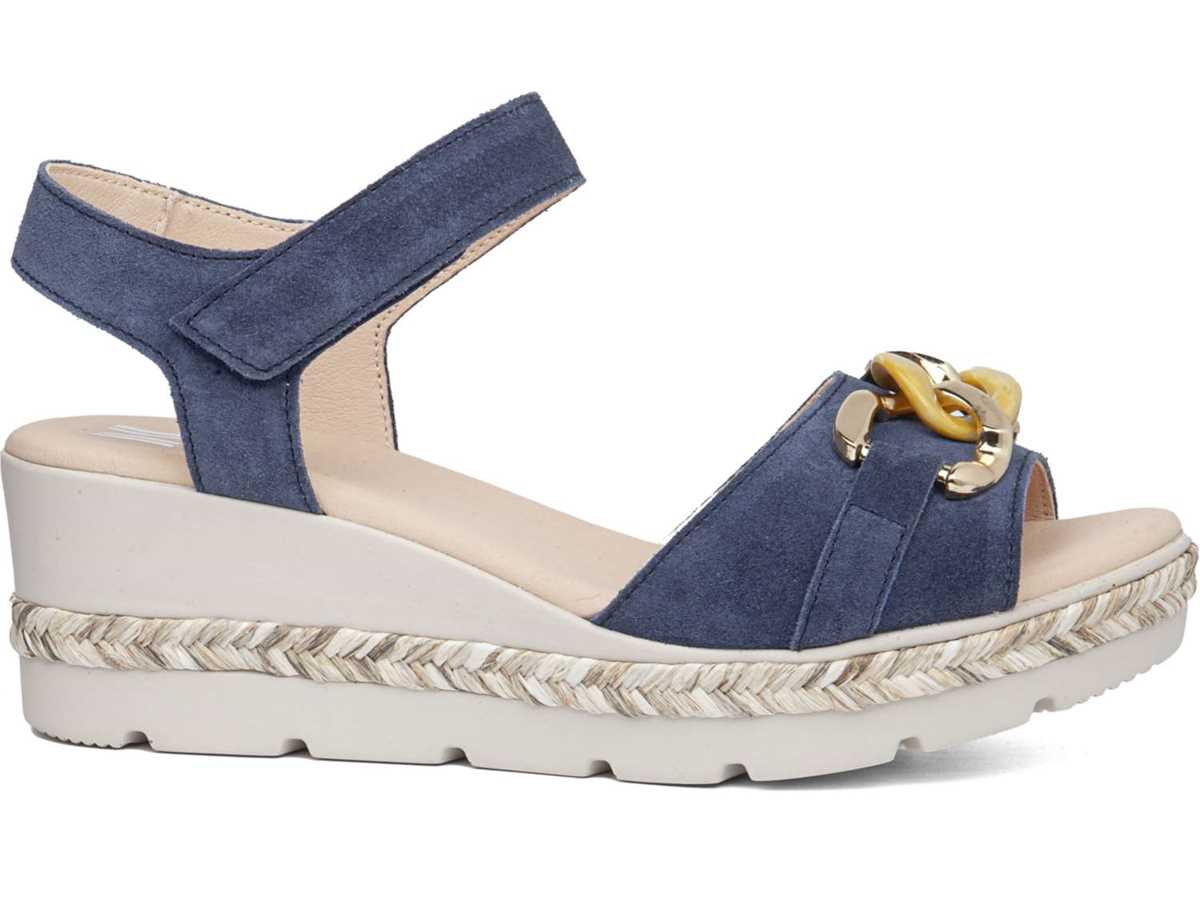 Sandali con Zeppa Callaghan 29807 Mara Donna Blu | IBB7691GC