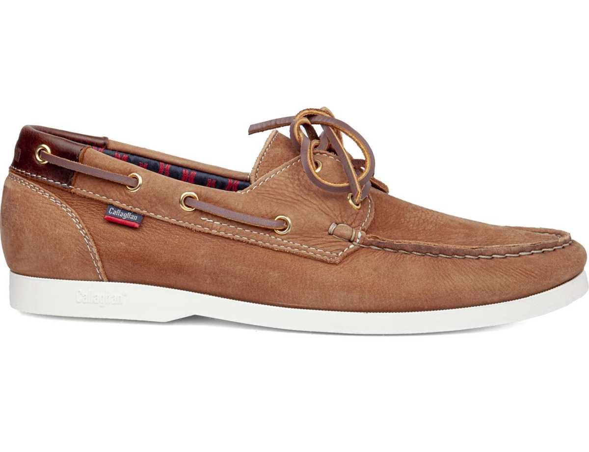 Scarpe Barca Callaghan 51600 Yate Uomo Beige Marroni | YPT8828UC