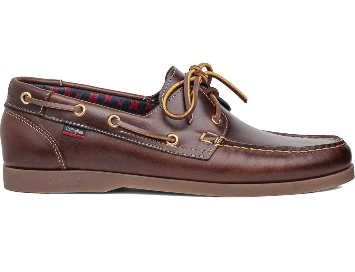 Scarpe Barca Callaghan 51600 Yate Uomo Marroni Scuro | MUK463JI