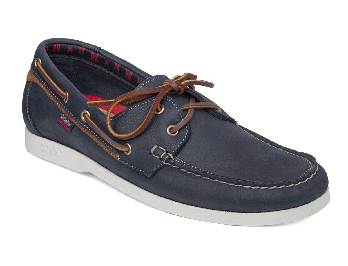 Scarpe Barca Callaghan 51603 Yate Uomo Blu Marroni | JAI9392TN