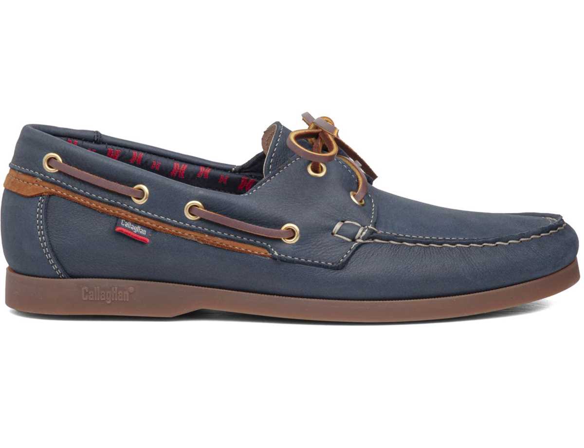 Scarpe Barca Callaghan 51603 Yate Uomo Blu Marroni | QCZ8098EB