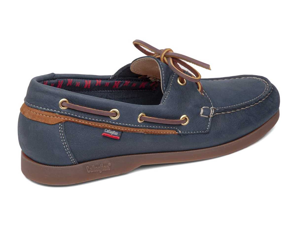 Scarpe Barca Callaghan 51603 Yate Uomo Blu Marroni | QCZ8098EB