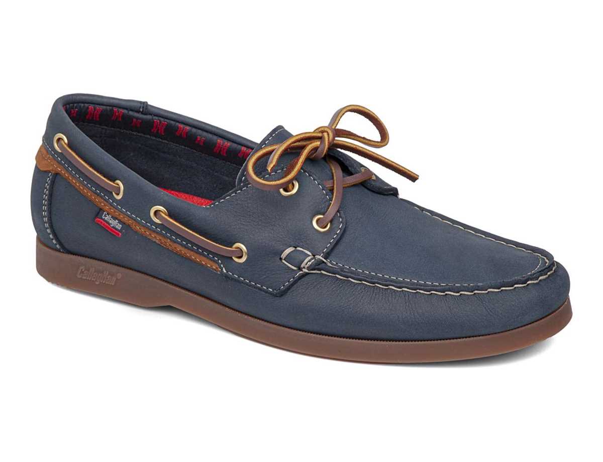 Scarpe Barca Callaghan 51603 Yate Uomo Blu Marroni | QCZ8098EB