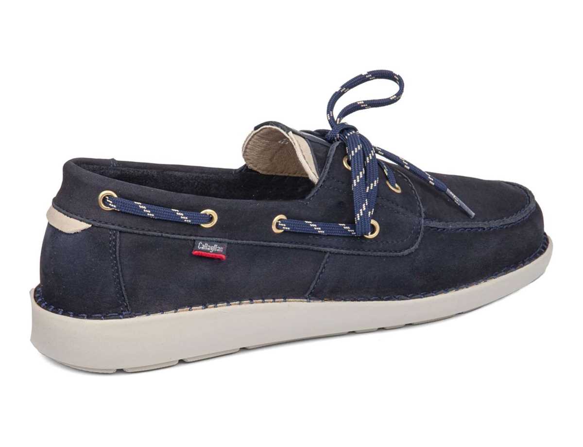 Scarpe Barca Callaghan 53400 Abner Uomo Blu Beige | EXD693BH