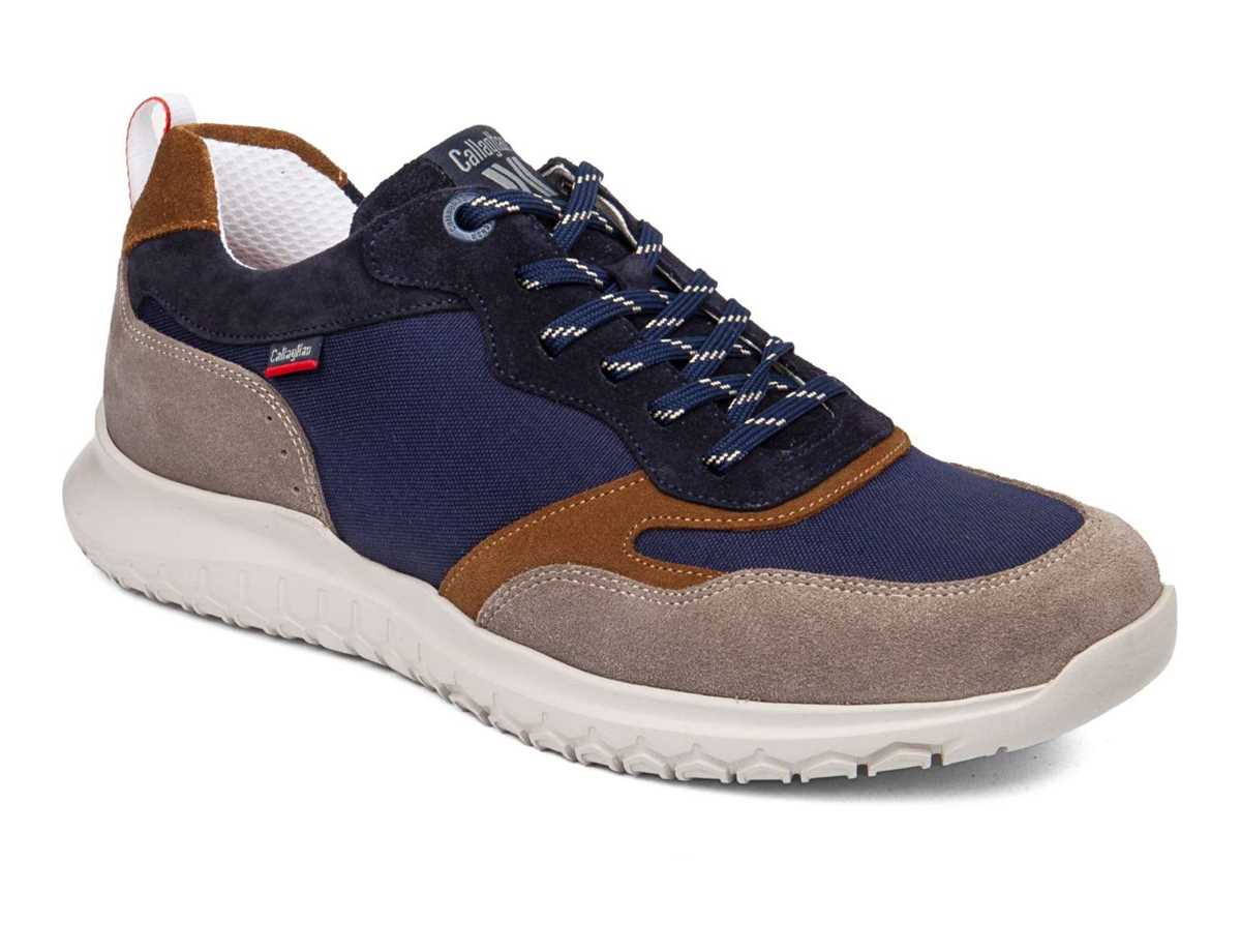 Scarpe Casual Callaghan 53704 Suv Marine Cro Uomo Grigie Blu Marroni | OLL8051ZS