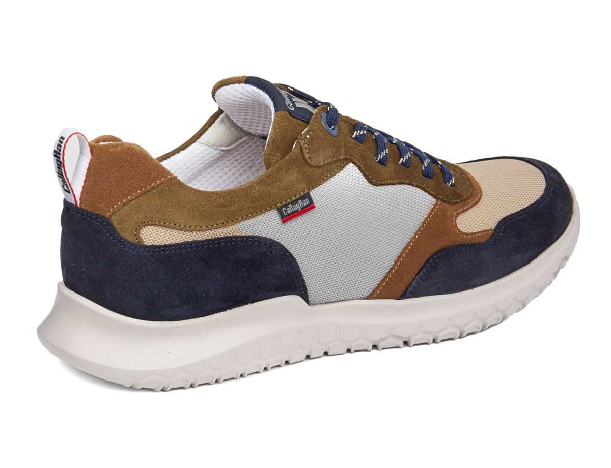 Scarpe Casual Callaghan 53704 Suv Marine Cro Uomo Blu Beige Marroni | WXS4374TS