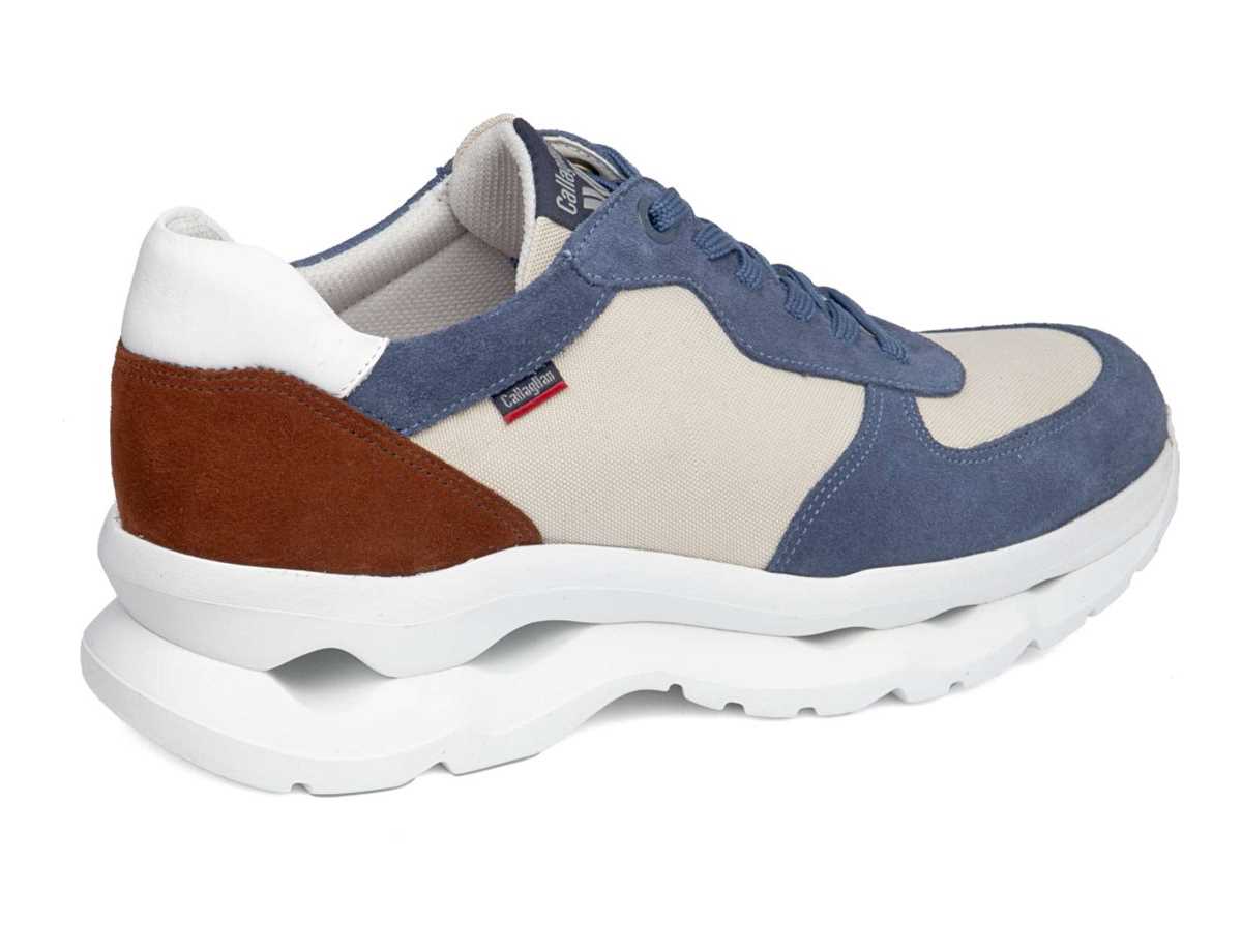 Scarpe Da Ginnastica Callaghan 17813 Mare Uomo Blu Beige Marroni | IKR1651US