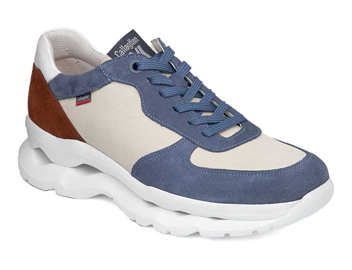 Scarpe Da Ginnastica Callaghan 17813 Mare Uomo Blu Beige Marroni | IKR1651US