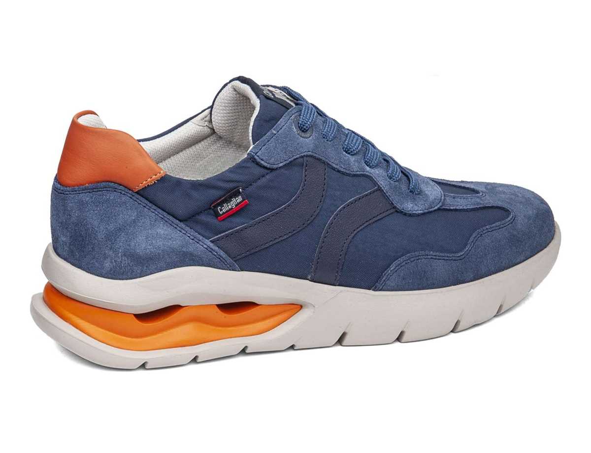 Scarpe Da Ginnastica Callaghan 45408 Vento Uomo Blu Arancioni | MGY175LO