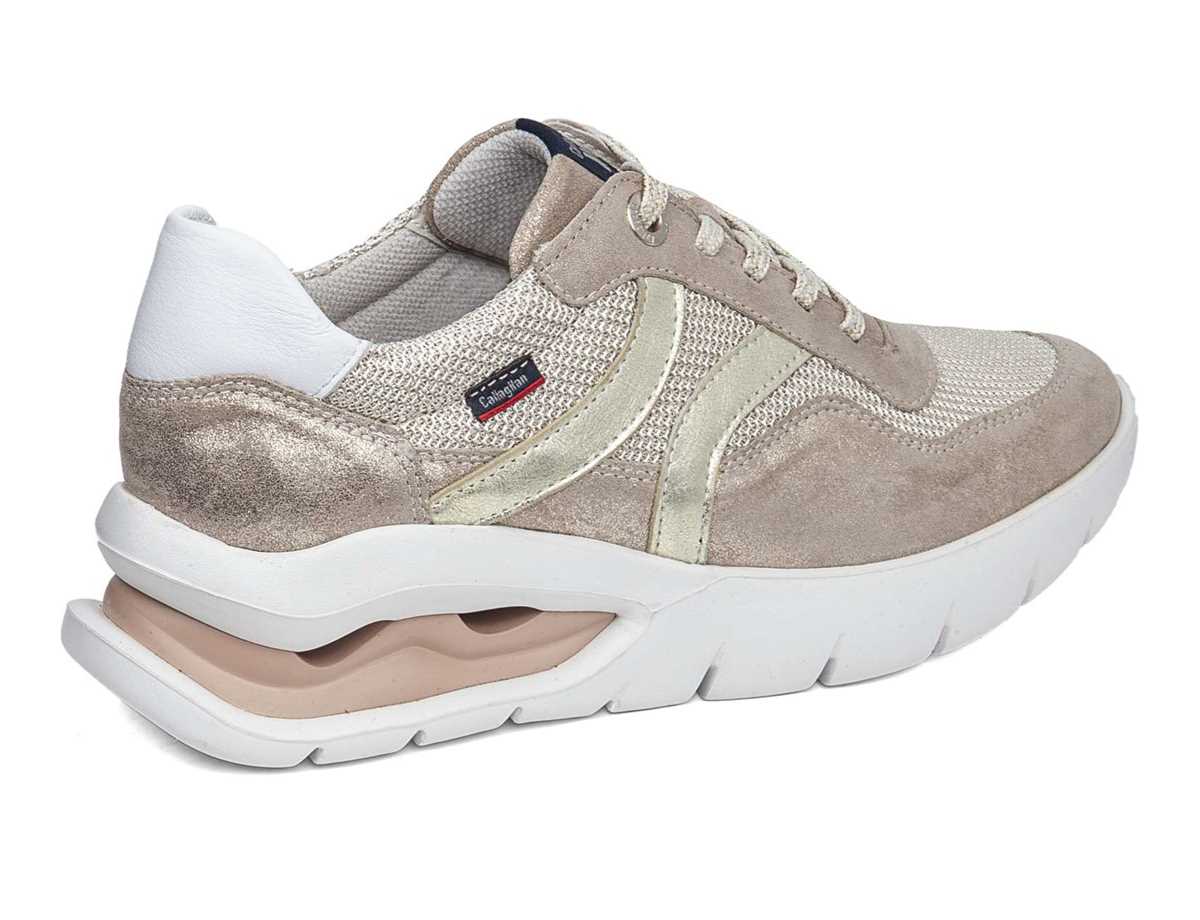 Scarpe Da Ginnastica Callaghan 45812 Aria Donna Bianche Oro Beige | UYU8241EO