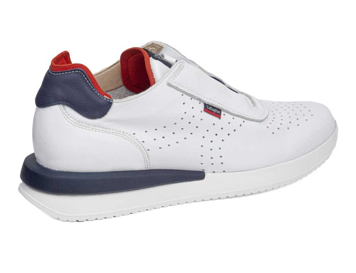 Scarpe Da Ginnastica Callaghan 51101 Moses Uomo Bianche Blu Rosse | EFR1744WN