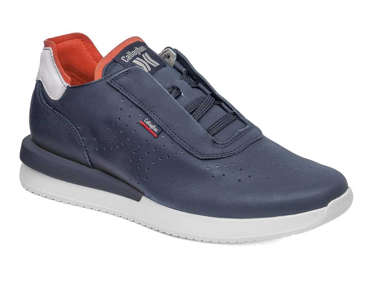 Scarpe Da Ginnastica Callaghan 51101 Moses Uomo Blu Bianche Rosse | OHG4023WQ