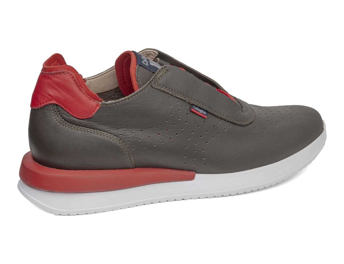 Scarpe Da Ginnastica Callaghan 51101 Moses Uomo Verdi Rosse | RXC330NG