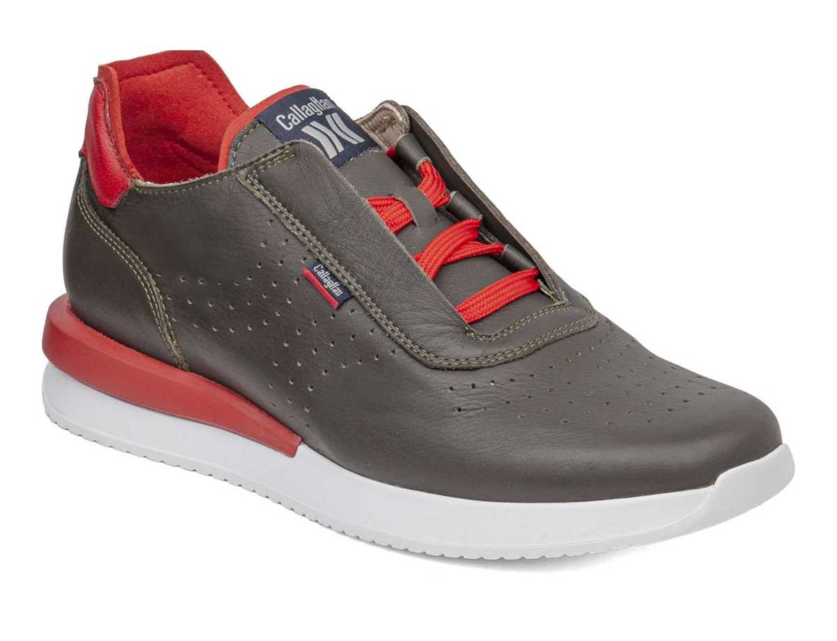 Scarpe Da Ginnastica Callaghan 51101 Moses Uomo Verdi Rosse | RXC330NG