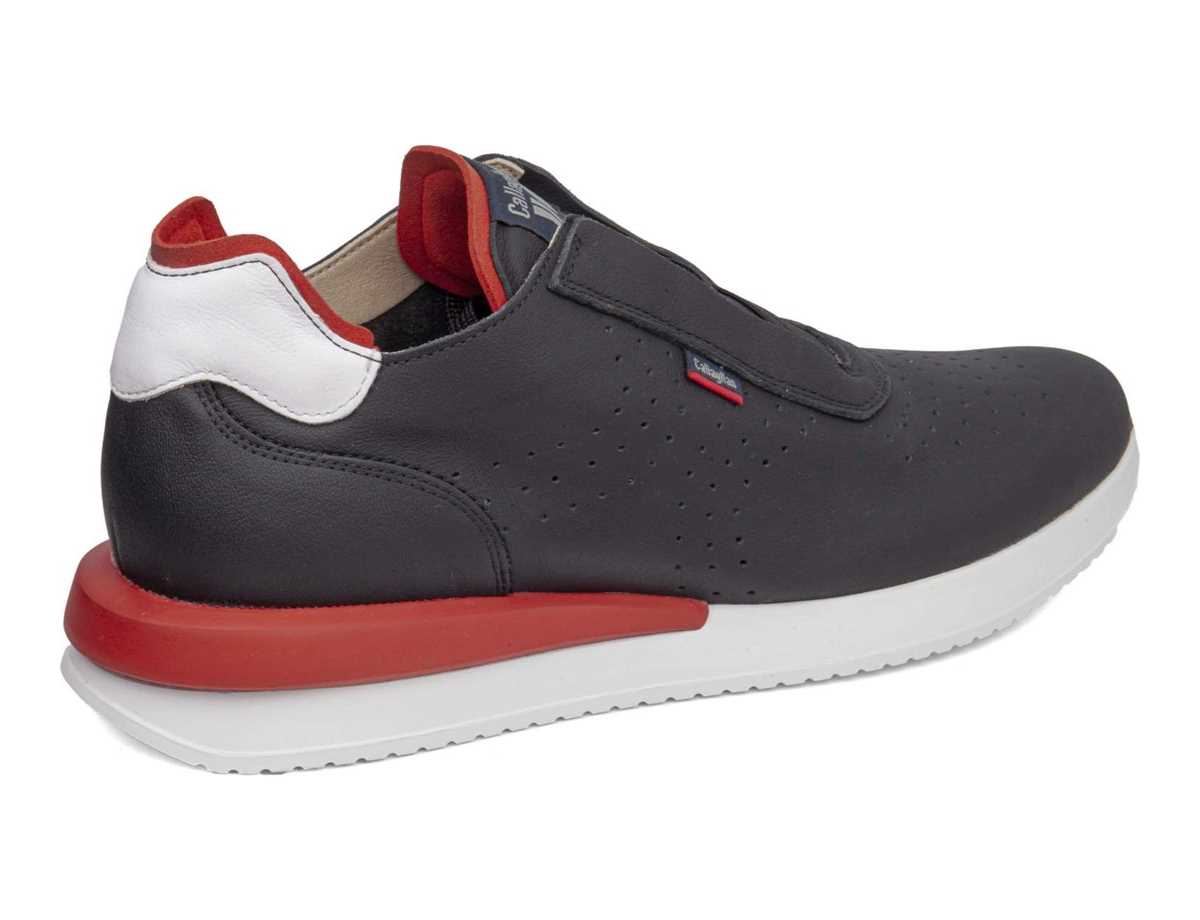 Scarpe Da Ginnastica Callaghan 51101 Moses Uomo Nere Bianche Rosse | YJZ446PZ