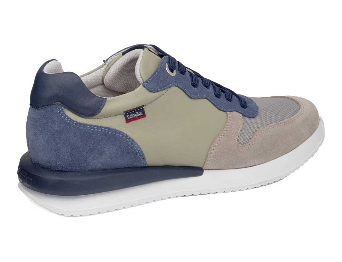 Scarpe Da Ginnastica Callaghan 51103 Moses Uomo Beige Grigie Verdi | KPC6516UW