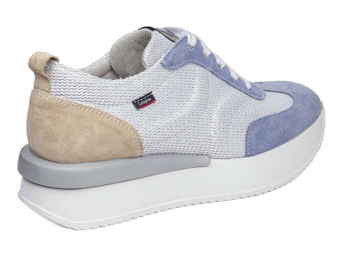 Scarpe Da Ginnastica Callaghan 51200 Dina Donna Blu Bianche Beige | GBS1792DC