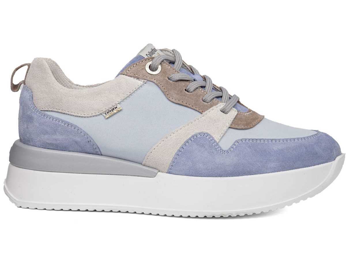 Scarpe Da Ginnastica Callaghan 51206 Dina Donna Blu Beige | BME7261NP