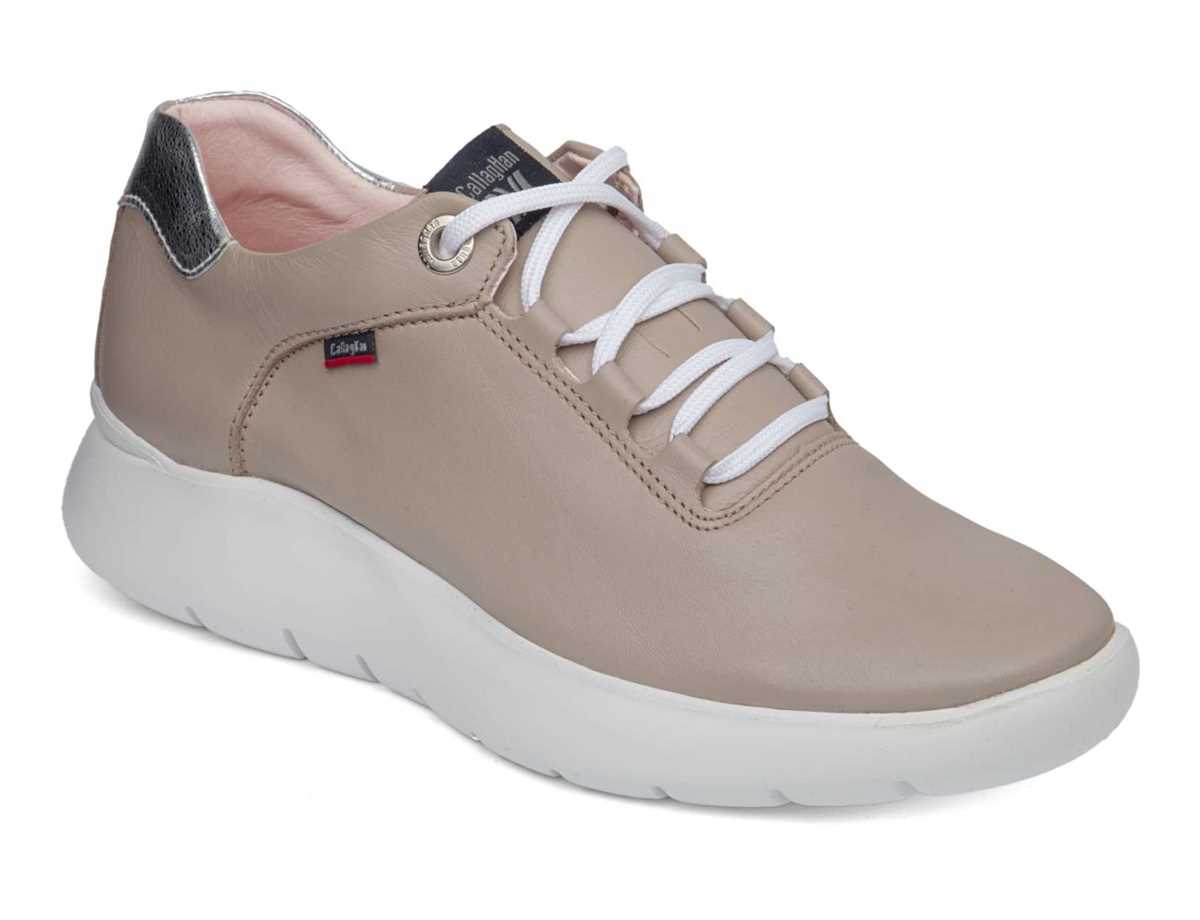 Scarpe Da Ginnastica Callaghan 51400 Nube Donna Beige Rosa Argento | ORZ8553OL