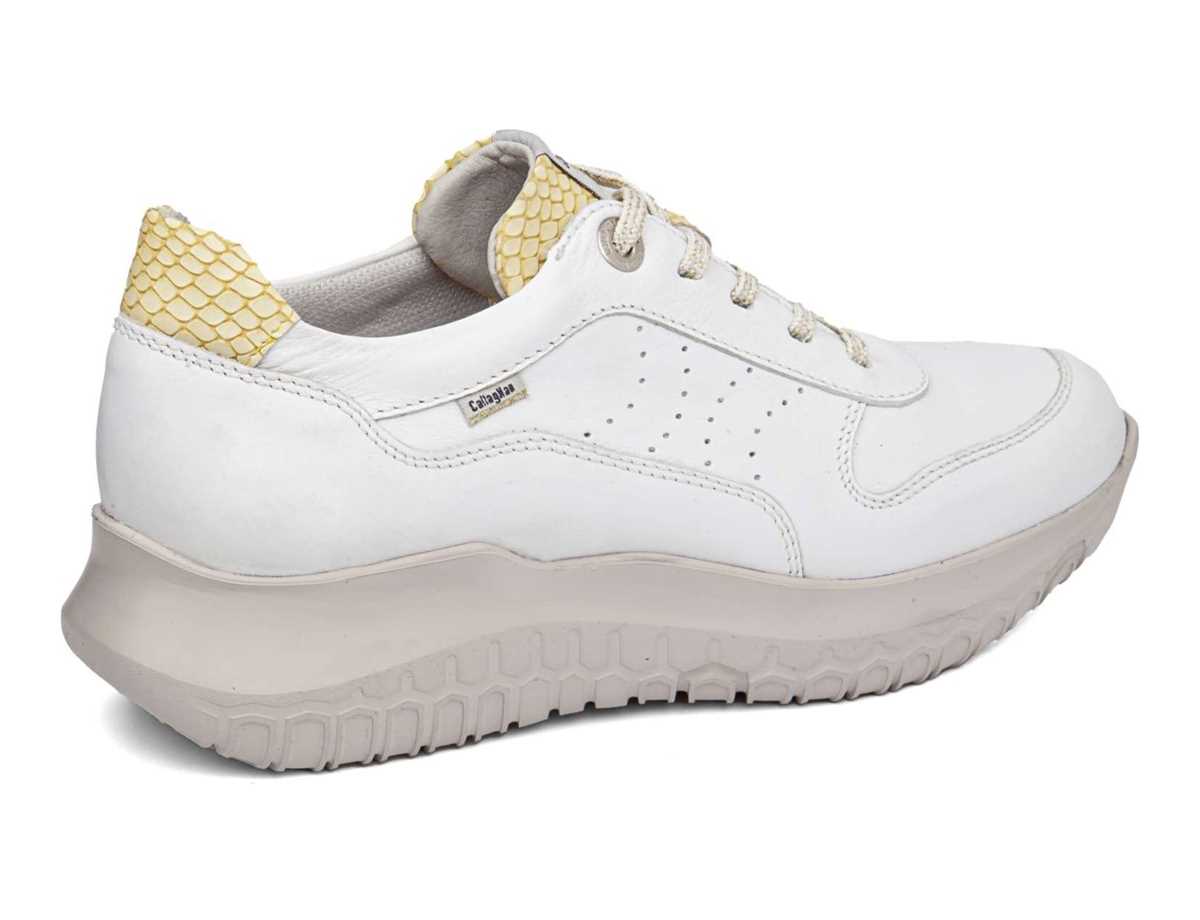 Scarpe Da Ginnastica Callaghan 53801 Suv Marine Sra Donna Bianche Gialle | QDB1946QP