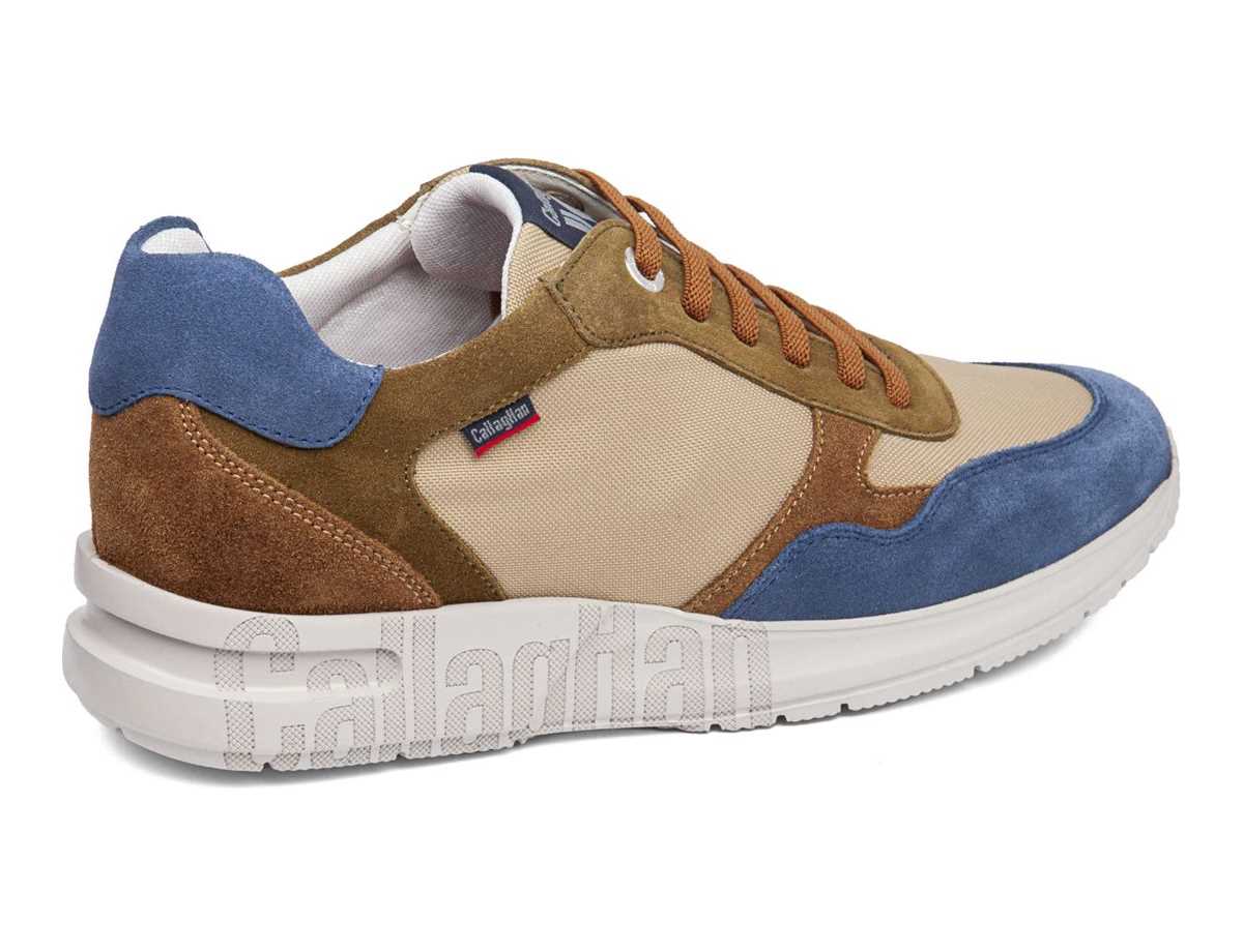 Scarpe Da Ginnastica Callaghan 91324 Goliat S.I.Lase Uomo Blu Beige Verdi | GCJ3436GP