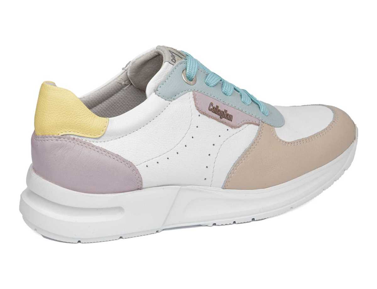 Scarpe Da Ginnastica Callaghan 92120 Dorcas S.I.L Donna Rosa Bianche Blu | ULM3596RL