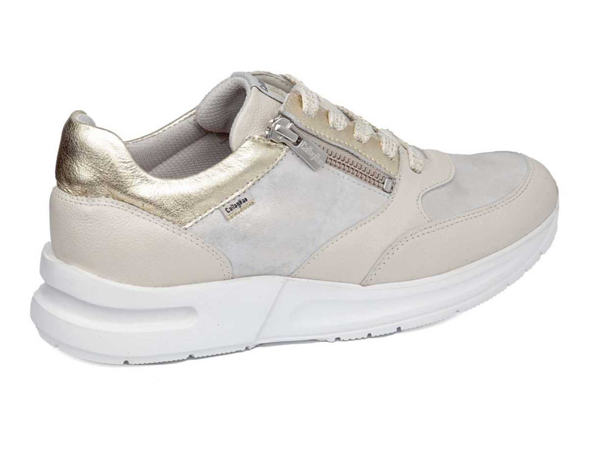 Scarpe Da Ginnastica Callaghan 92121 Dorcas S.I.L Donna Bianche Beige Oro | KFX7876XI