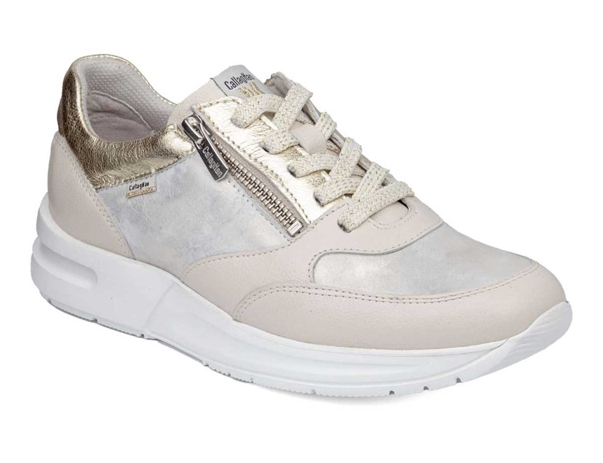 Scarpe Da Ginnastica Callaghan 92121 Dorcas S.I.L Donna Bianche Beige Oro | KFX7876XI