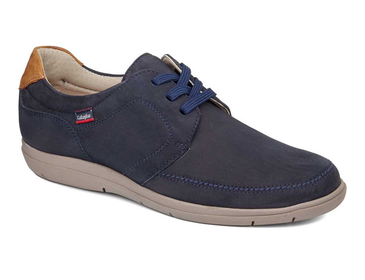 Scarpe Stringate Callaghan 46804 Duna Uomo Blu Marroni | QNW6453LN