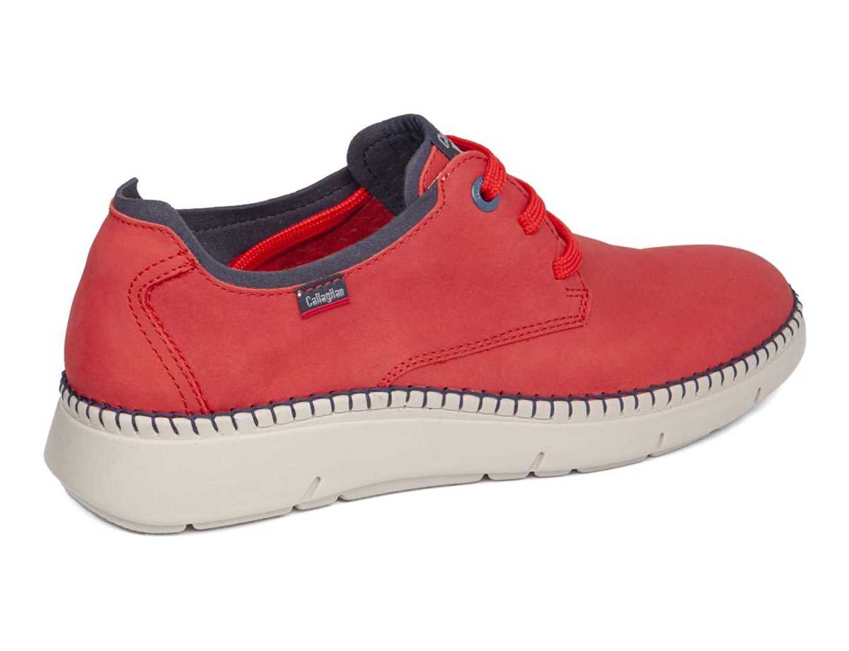 Scarpe Stringate Callaghan 53500 Circular Uomo Rosse Blu | VGJ2066LY