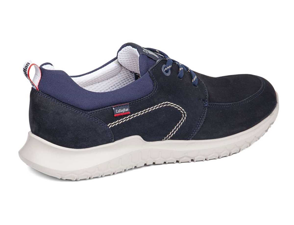 Scarpe Stringate Callaghan 53700 Suv Marine Cro Uomo Blu Nere | FJS813RZ