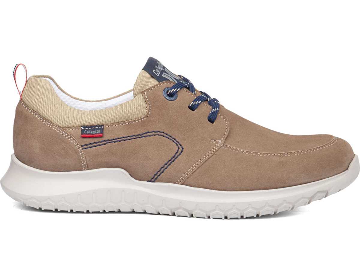 Scarpe Stringate Callaghan 53700 Suv Marine Cro Uomo Beige Blu | RLY10098BZ