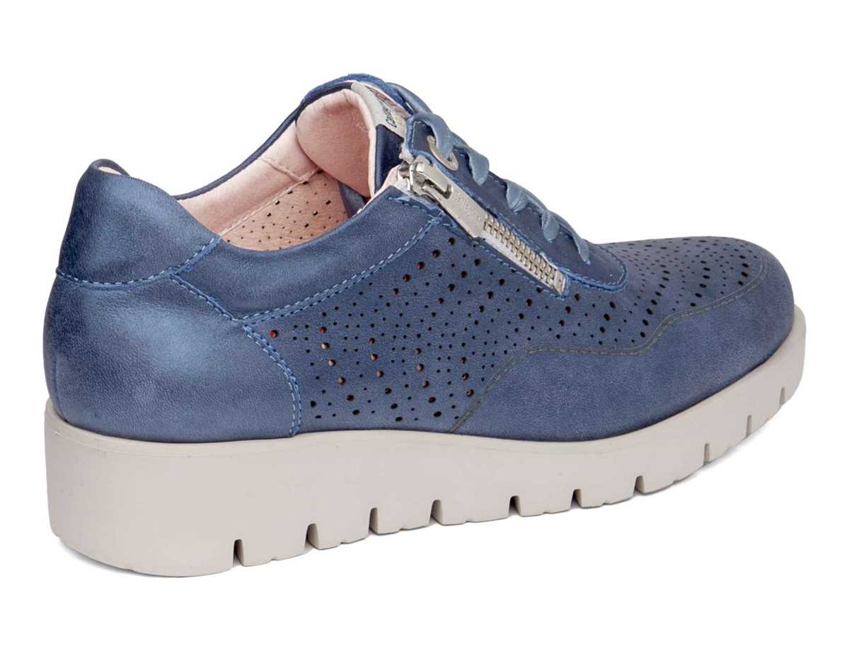 Scarpe da Ginnastica con Plateau Callaghan 89894 Haman Donna Blu Scuro | ANT9093YP