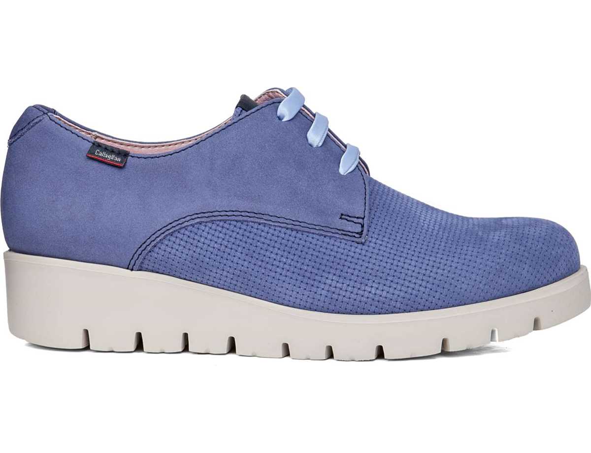 Scarpe da Ginnastica con Plateau Callaghan 89824 Haman Donna Blu | DED6456BK