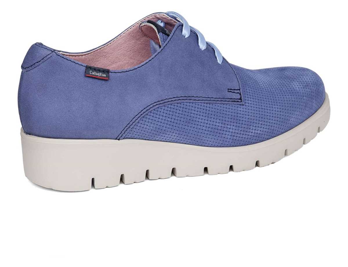 Scarpe da Ginnastica con Plateau Callaghan 89824 Haman Donna Blu | DED6456BK