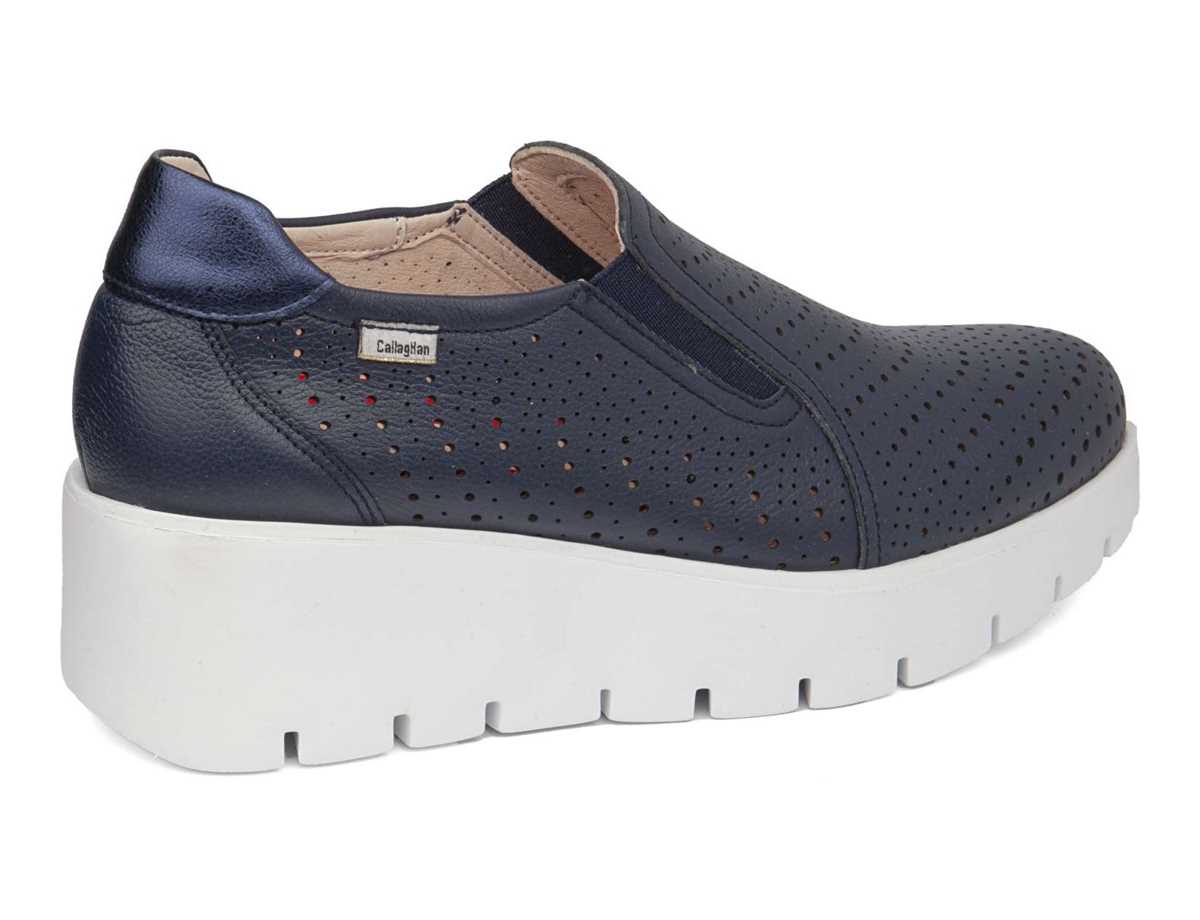 Scarpe da Ginnastica con Plateau Callaghan 32103 Amal Donna Blu | DSS1119LP