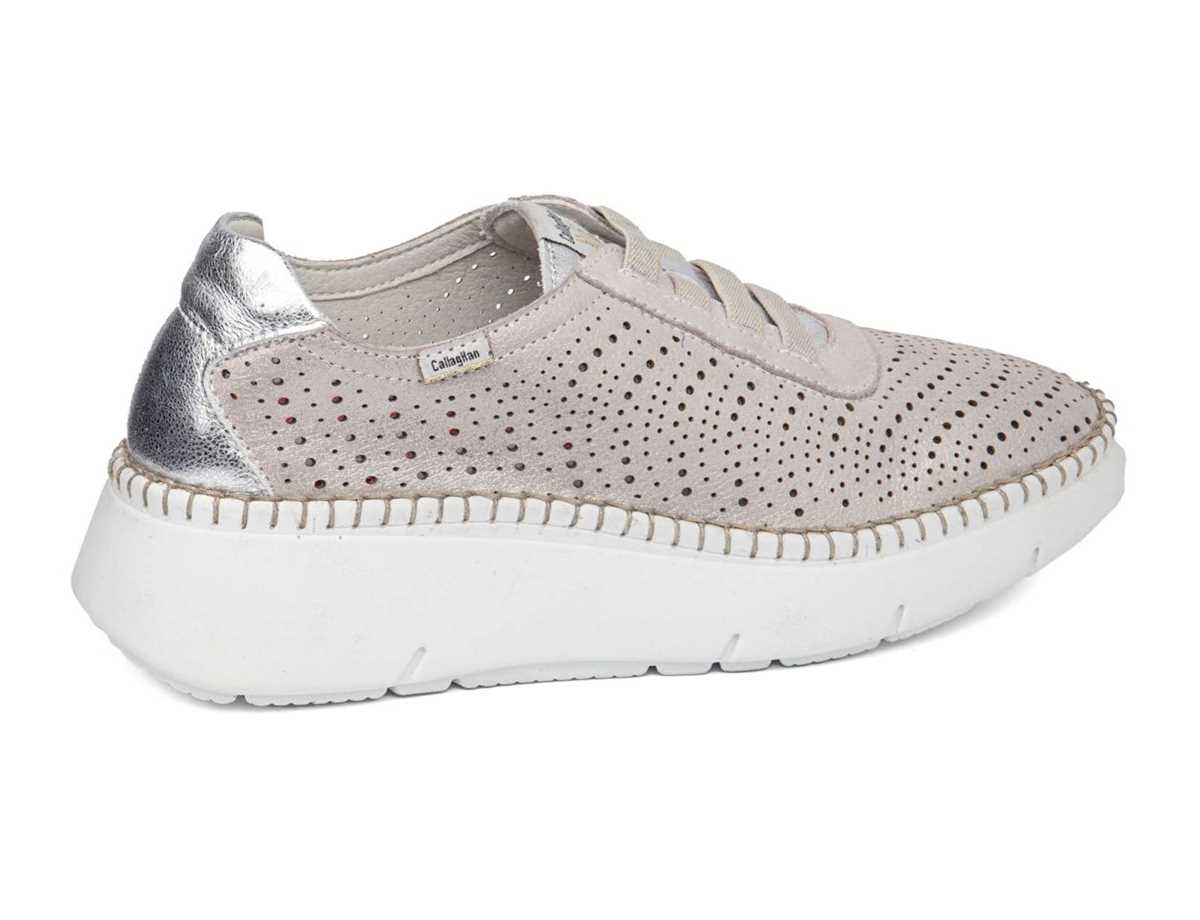 Scarpe da Ginnastica con Plateau Callaghan 53600 Circular Sra. Donna Rosa Argento | GQK1459XH