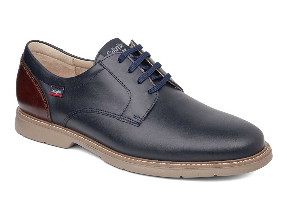 Scarpe da Sera Callaghan 46700 Upam Uomo Blu Marroni | HFH2457LN